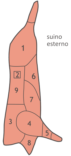 Tagli del maiale